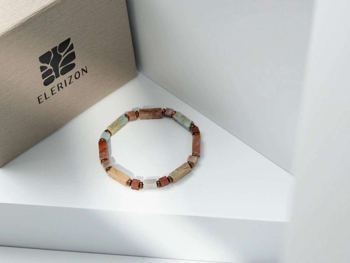 Cuboid Larderite Bracelet