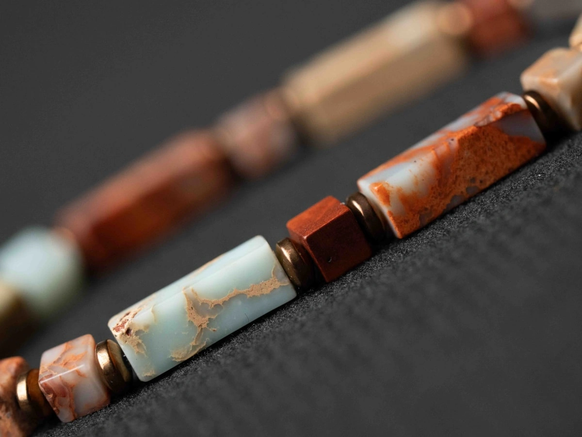 Cuboid Larderite Bracelet