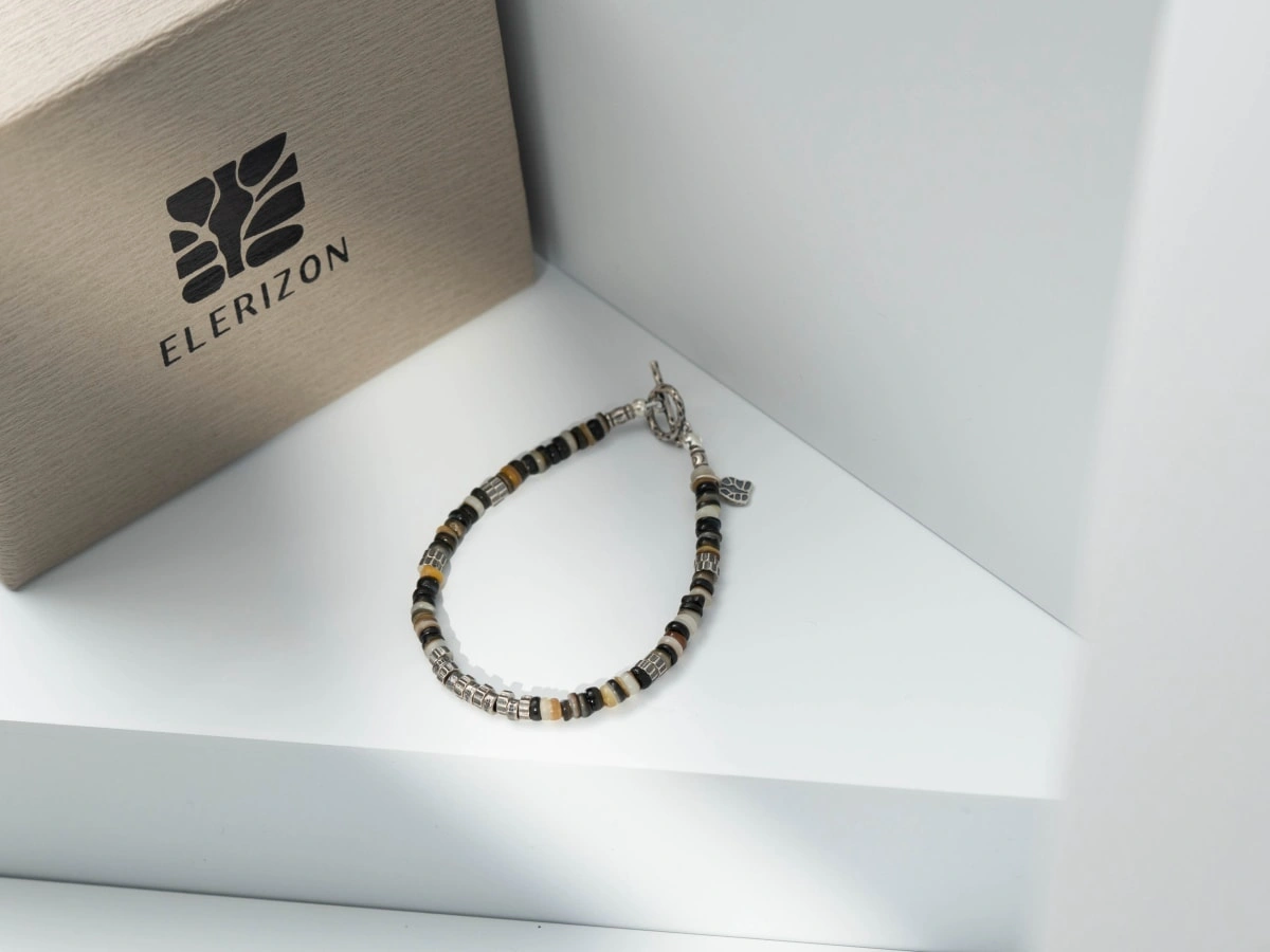 Frosted Black-lip Pearl Oyster Bracelet 