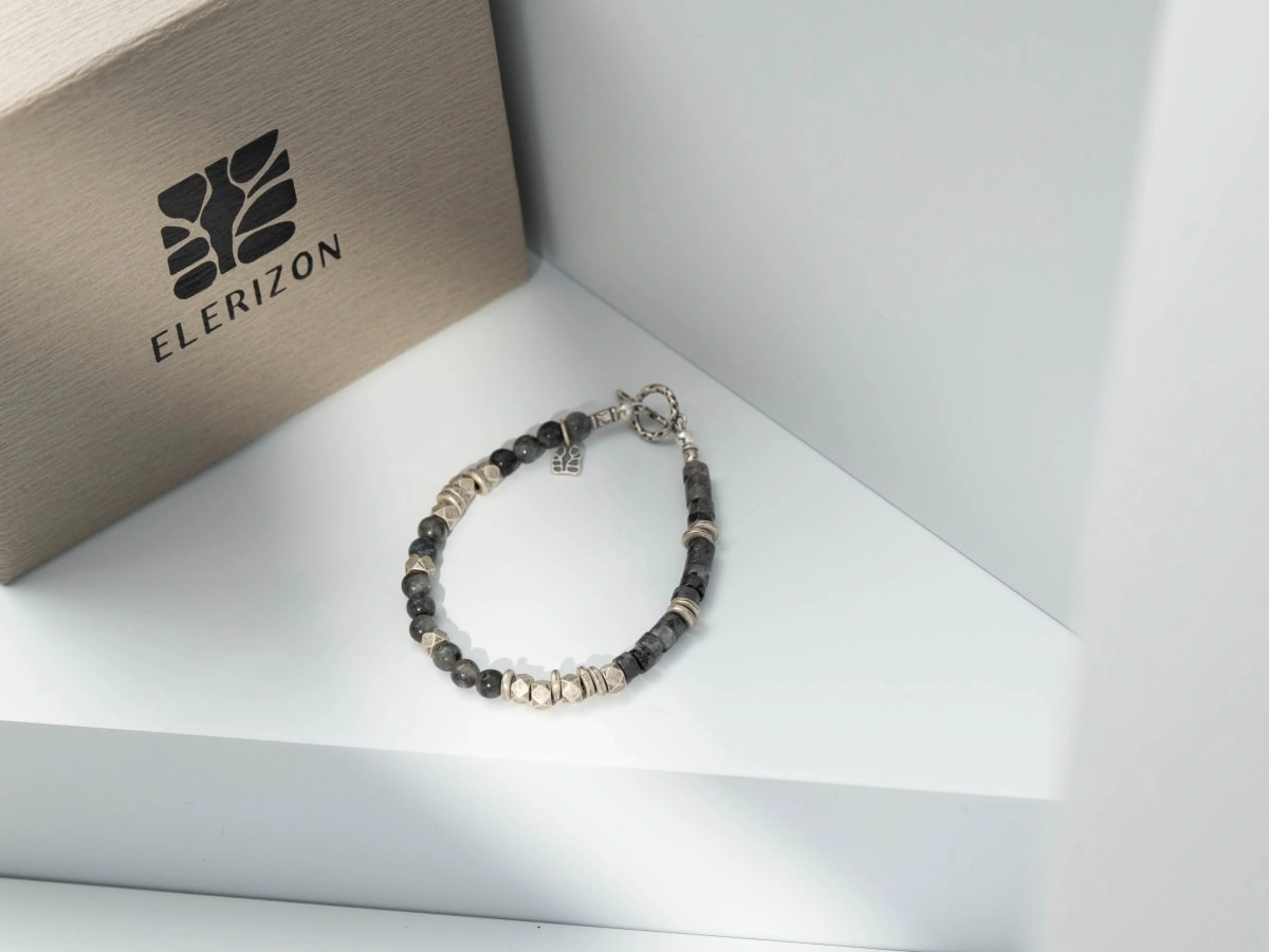 Black Labradorite Bracelet (4MM)